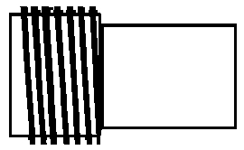 (image for) Adapter 3/4mhtx1/2pvc Spigot