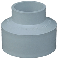 (image for) Coupling 3" Sdrx1-1/2"pvc-Dwv