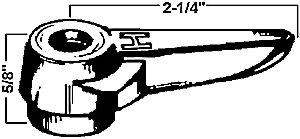 (image for) Handle T&S Brass Lever 2/Bx