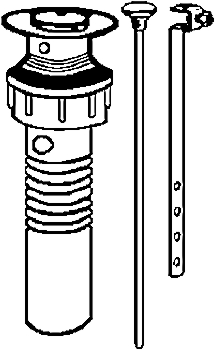 (image for) Drain Asby Pop-Up Lav Flex Pvc