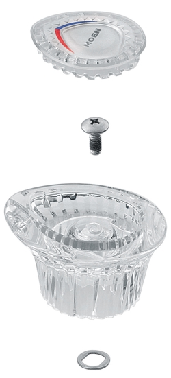 (image for) Knob Handle Clear Acrylic Moen