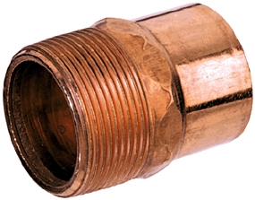 (image for) Adapter Copper 1/4(3/8od)x1/4"