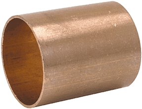 (image for) Coupling Copper 1/2" W/O Stop