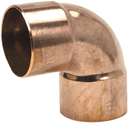 (image for) Fittings: Elbows, Sweat, 90deg&Return, Copper