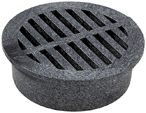 (image for) Grate 4" Round Black