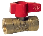 (image for) Gas Valve 1/2"aga Brass