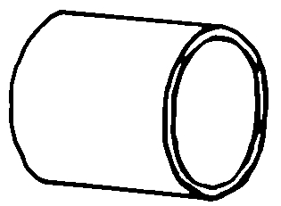 (image for) Coupling 1/2" Sxs Sch-80 Pvc