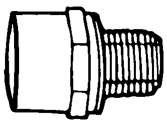 (image for) Adapter M 1/2"sch-80 Pvc