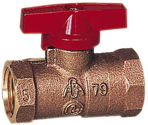 (image for) Ball Valve Gas 3/4"fpt T-Handl