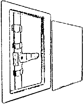 (image for) Access Panel 6x9" W/Frame