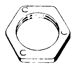 (image for) Lock Nut Basin 1/2"ips