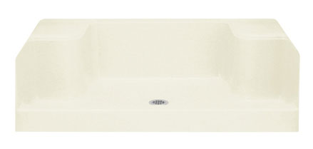 (image for) Shower Base 60" Biscuit Seated