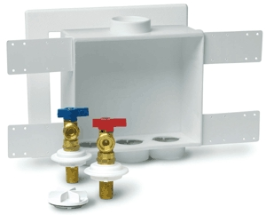 (image for) Faucets: Washing Machine Boxes & Valves
