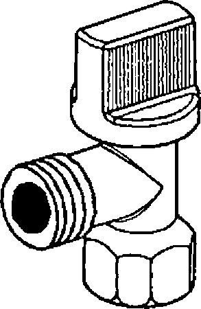 (image for) Stop Valve 1/2x3/4mht 1/4 T