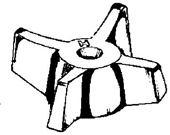(image for) Handle Cold Gerber Metal Cross
