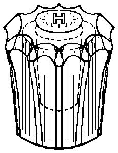 (image for) Handle Gerber Lng Lucite W/3bn