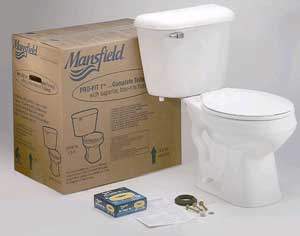 (image for) Toilet Kit Pro-Fit1 Round Wht