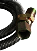 (image for) Gas Connector 3/8x18" Ss