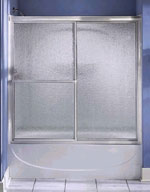 (image for) Tub Door Bypass Silver Mirror