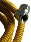 (image for) Gas Connector 3/8x12" Poly Ss