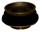 (image for) Closet Spud 1x3/4" Brass