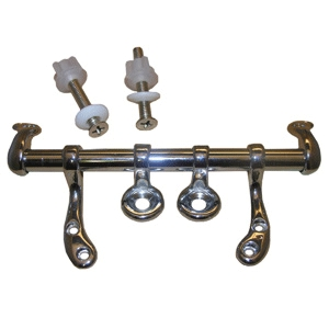 (image for) Seat Hinge Chrome Plated Set