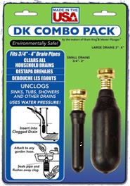 (image for) Drain King 3/4"-4" Combo Pack