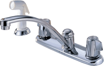 (image for) Faucet Kitchen W/Spray 2-Hdl