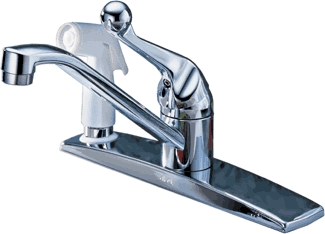 (image for) Faucet Kitchen 1-Hdl W/Spray