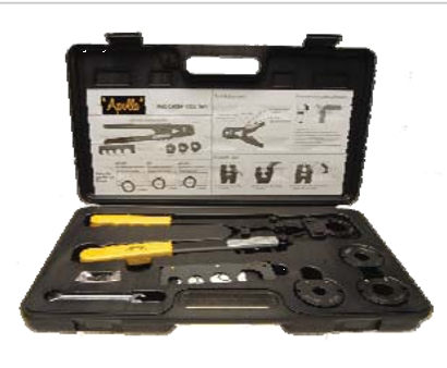 (image for) Crimp Tool 3/8 1/2 3/4 1"kit