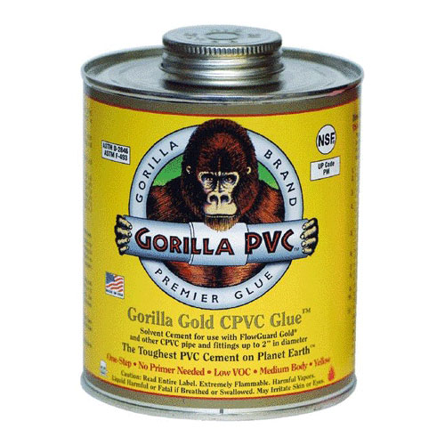 (image for) Cement Cpvc Gorilla Gold 4oz.