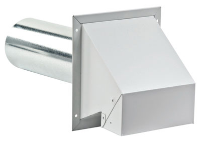 (image for) Dryer Hood Galvanized 4"