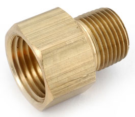 (image for) Adapter Brass 1/4fx1/4m Lf