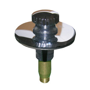 (image for) Tub Stopper Pull Up Cp Brass