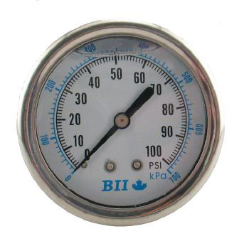(image for) Gauge 0-60 Psi 1/4" Oilfill Nl