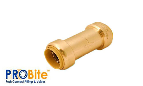 (image for) Valve Check Brass Push 1/2 Lf