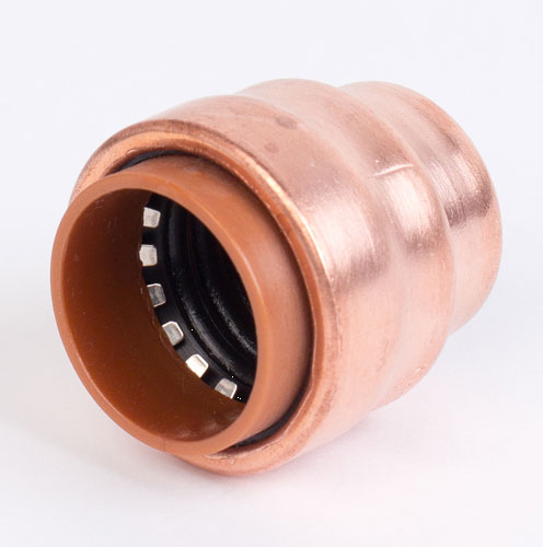 (image for) End Cap Copper Push Fit 1/2"