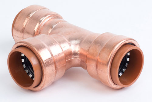 (image for) Tee Copper Push Fit 1/2"