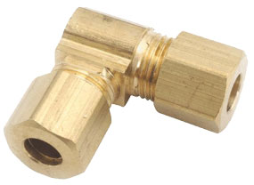 (image for) Fittings: Elbows, Compression, Brass