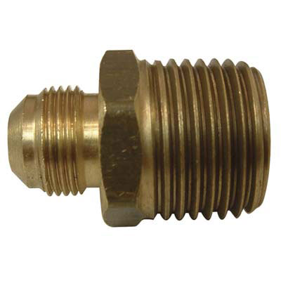 (image for) Fittings: Space Heater, Flare, Brass