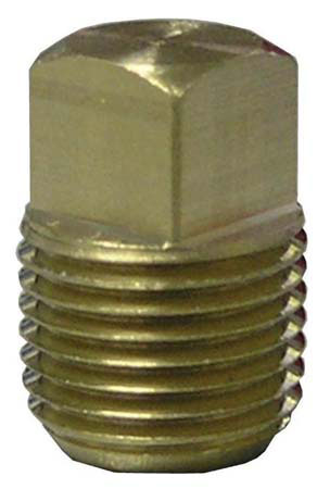 (image for) Plug Y-Brass 1/4" Pipe Lf