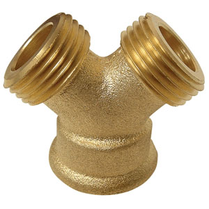 (image for) Hose Wye Brass Lf