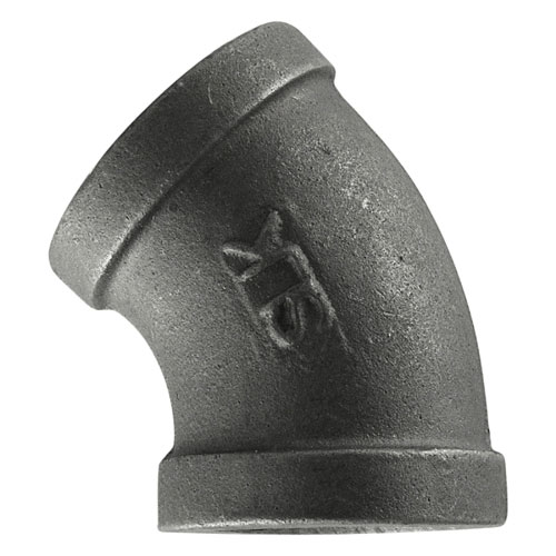 (image for) Elbow Black 2-1/2" 45 Degree