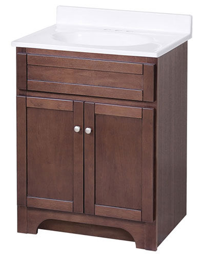 (image for) Vanity 24x18 Cherry W/Top Col