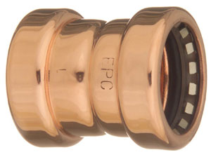 (image for) Coupling 3/4 Copperloc Pushfit