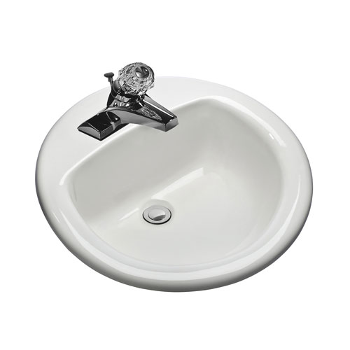 (image for) Lav Bowl Drop-In 19" Rnd Whit