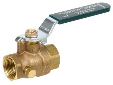 (image for) Ball Valve 3/4" Brs W/Drain Nl