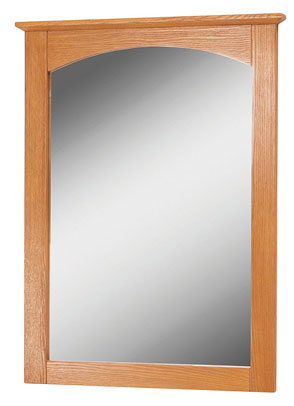 (image for) Mirror 21x28 Med Oak Worthing