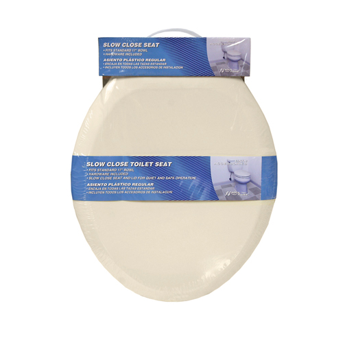 (image for) Toilet Seat Wht Plstc Sl Cl Cd