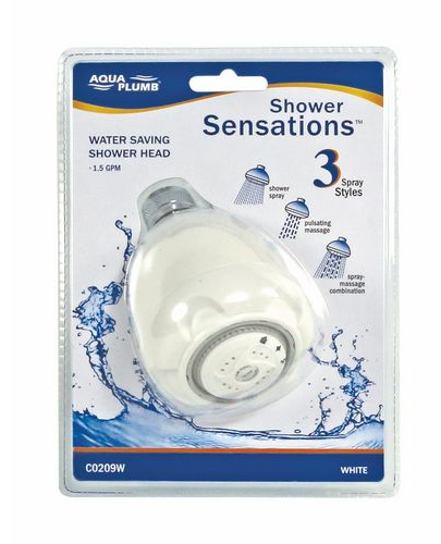 (image for) Shower Head 1.5gpm Adj Wh Cd